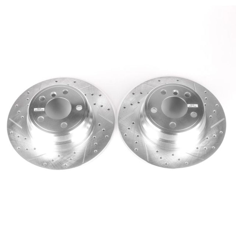 Disques de frein arrière Power Stop 00-06 BMW X5 Evolution percés et fendus - Paire