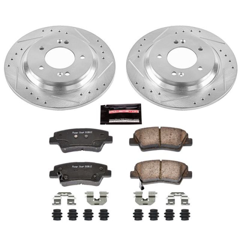 Kit de freins arrière Power Stop 18-19 Hyundai Elantra GT Z23 Evolution Sport