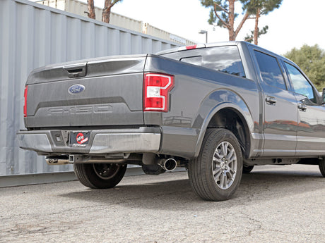 Échappement Cat-Back aFe Gemini XV 3 pouces 304 SS 15-20 Ford F-150 V6 2,7 L/3,5 avec embouts polis
