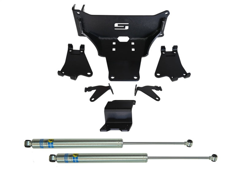 Kit de stabilisateur de direction double Superlift 05-23 F-250/350 4WD avec amortisseurs Bilstein - Aucun levage requis