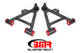 BMR 79-93 Mustang Lower Non-Adj. A-Arms (Coilover Only) w/ STD. Ball Joint (Poly) - Black Hammertone BMR Suspension