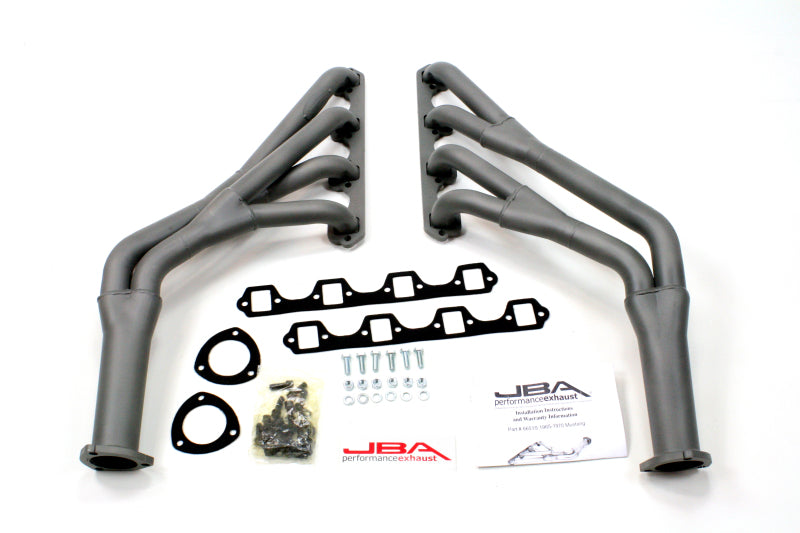 JBA 65-70 Ford Mustang 260-302 SBF 1-1/2in-1-3/4in Primaire Ti Ctd Tri Y Header