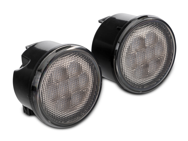 Clignotants LED ambrés Raxiom 07-18 Jeep Wrangler JK Axial Series (fumés)