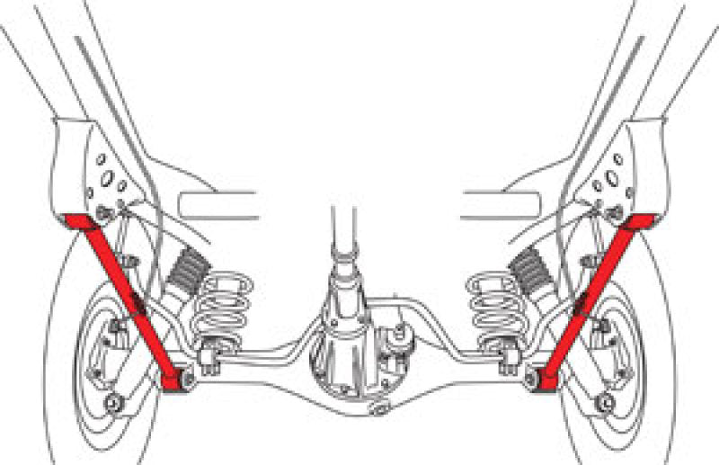 Bras de suspension inférieurs arrière SPC Performance pour Toyota 4Runner