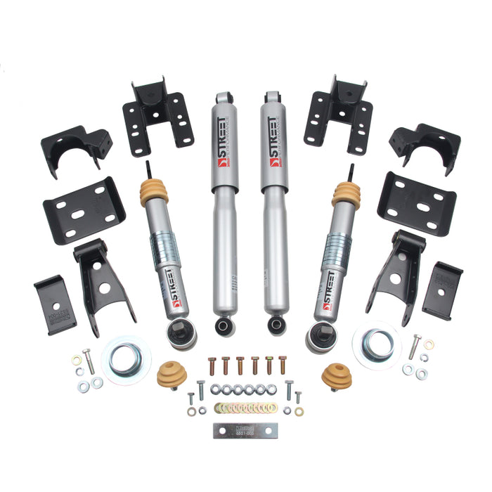 KIT D'ABAISSEMENT Belltech 16.5-17 Chevy Silverado toutes cabines 4WD 2 po avant/2 po arrière