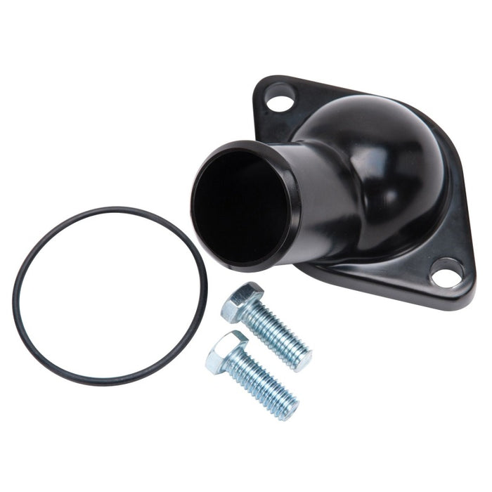 Edelbrock Chevy 15 Deg. Water Neck Acier - Noir