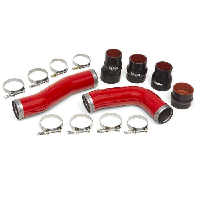 Tubes de suralimentation à froid de rechange OEM pour modèles Banks 10-12 Ram 6,7 L Diesel - Rouge