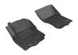3D MAXpider 2005-2019 Nissan Frontier Crew/King Cab Kagu 1st Row Floormat - Black 3D MAXpider