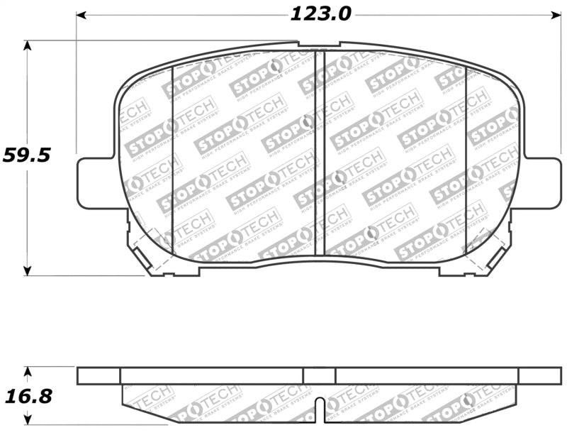 Plaquettes de frein StopTech Performance