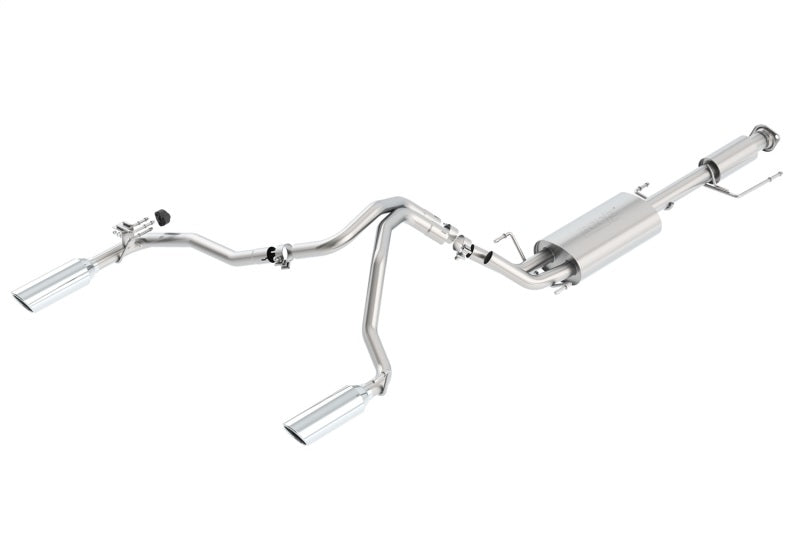 Échappement arrière simple à deux sorties Borla 07-09 Toyota FJ Cruiser 4.0L V6 Catback