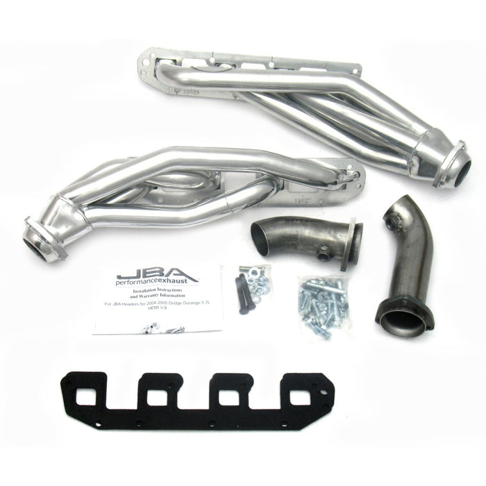 Collecteur d'échappement JBA 04-08 Dodge Durango 5,7 L HEMI 1-5/8 po primaire Silver Ctd Cat4Ward