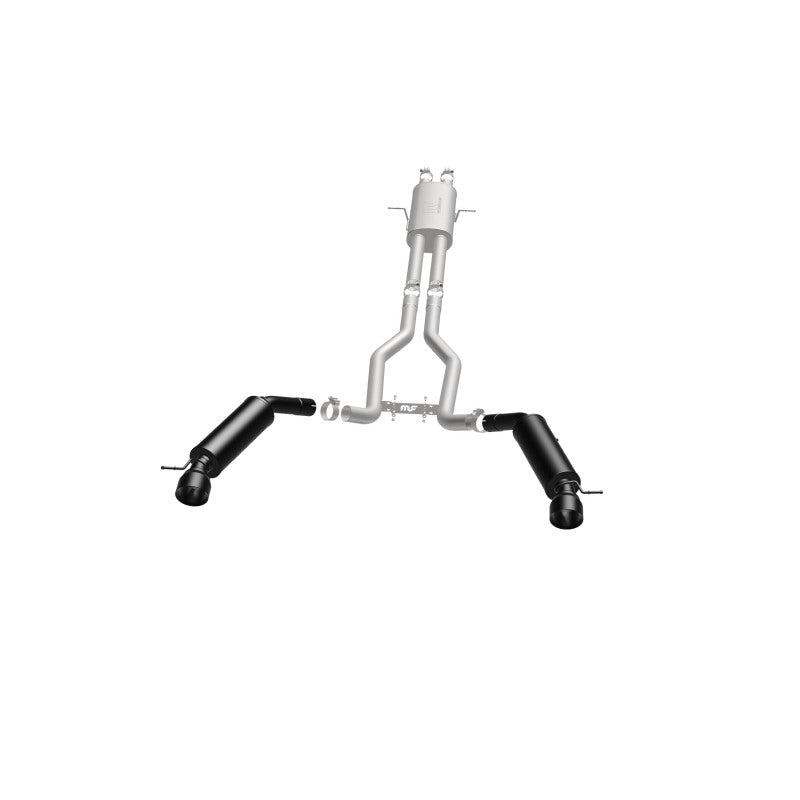 Cat-Back MagnaFlow 15-16 Land Rover Ranger Rover V6 SS 2,5 pouces Sortie arrière double divisée 4,5 pouces Embouts noirs