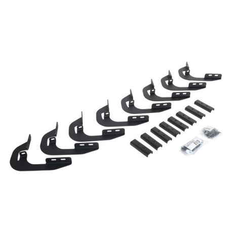 Supports de montage Go Rhino 14-18 GMC Sierra 1500 DC 4DR (série V V3/RB10 Slim/RB20 Slim) - Tex. Blk