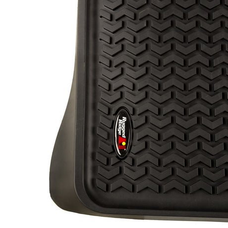 Revêtement de plancher arrière Rugged Ridge noir pour Ford F-250 / F-350 / F-450 / F-550 Super Crew 2017-2020