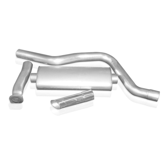 Silencieux simple tube en S de 3-1/2 po pour Chevrolet Trailblazer SS 2006-09 de 6,0 L Catback en acier inoxydable