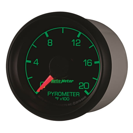 Jauge électronique EGT/pyromètre de 52,4 mm à balayage complet de 0 à 2 000 degrés pour Ford