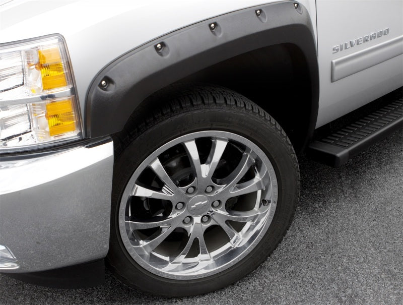 Élargisseurs d'ailes lisses Elite Series de style RX-Rivet pour Ford F-250 Super Duty 2017 de Lund - Noir (4 pièces)