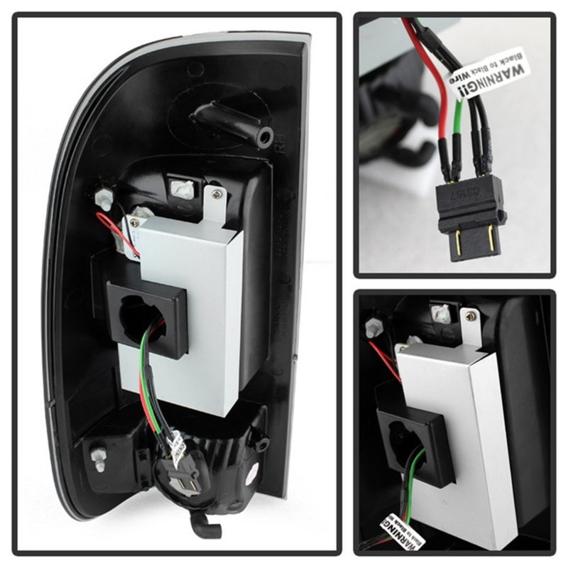 Feux arrière LED Spyder Ford F150 97-03/F250 Super Duty 99-07 Noir Fumé ALT-YD-FF15097-LED-BSM