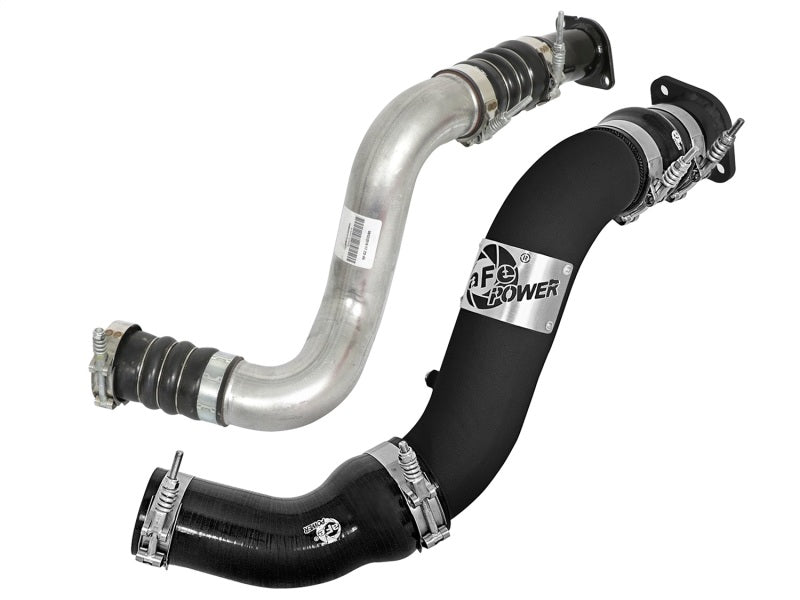 Tubes latéraux chaud et froid de refroidisseur intermédiaire aFe Bladerunner 3 pouces 16-17 Nissan Titan XD V8 5.0L (td)