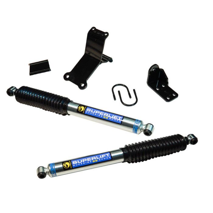 Kit de stabilisateur de direction double à garde au sol à grande hauteur Superlift 14-18 Ram 2500 avec SR SS par cylindres Bilstein