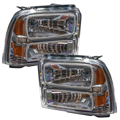 Oracle 05-07 Ford F-250/350 SMD HL - Chrome - ColorSHIFT avec contrôleur simple VOIR LA GARANTIE