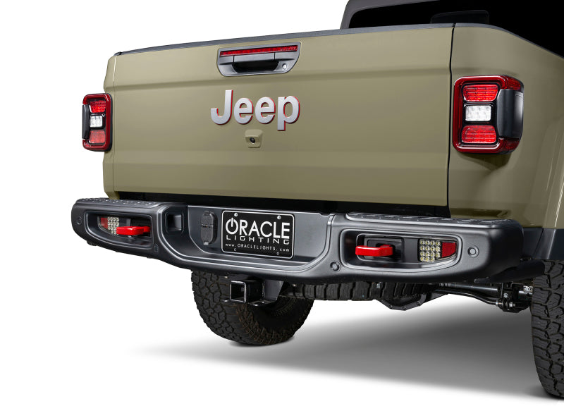 Oracle Jeep Gladiator JT Rear Bumper LED Reverse Lights w/ Plug & Play Harness - 6000K