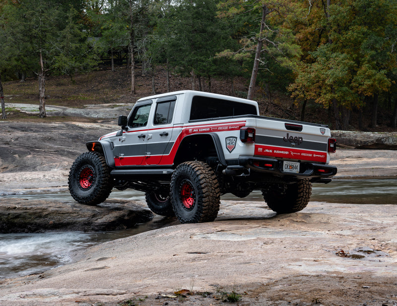 Bushwacker 2020 Jeep Gladiator Launch Edition Flares de style plat 4 pièces - Noir