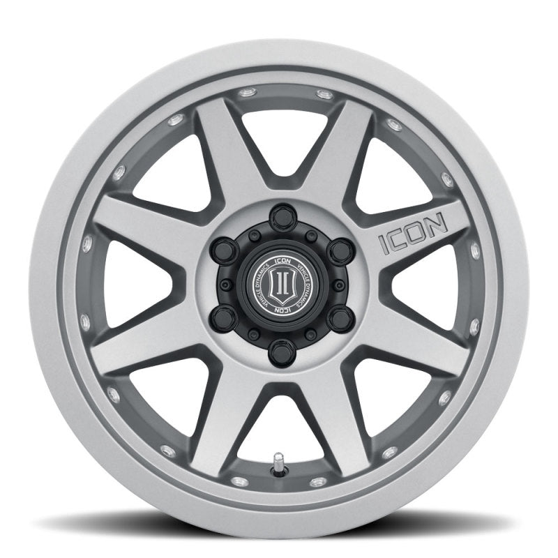 Roue en titane ICON Rebound Pro 17x8,5 5x4,5 0 mm de déport 4,75 pouces BS 71,5 mm d'alésage