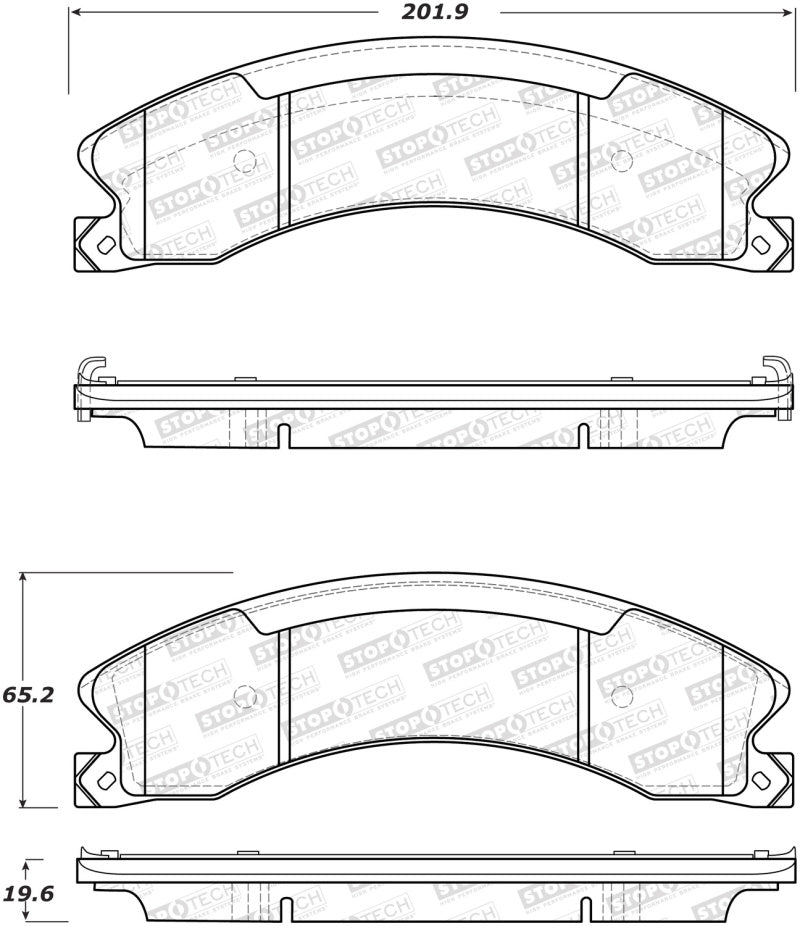 Plaquettes de frein StopTech Street - Avant