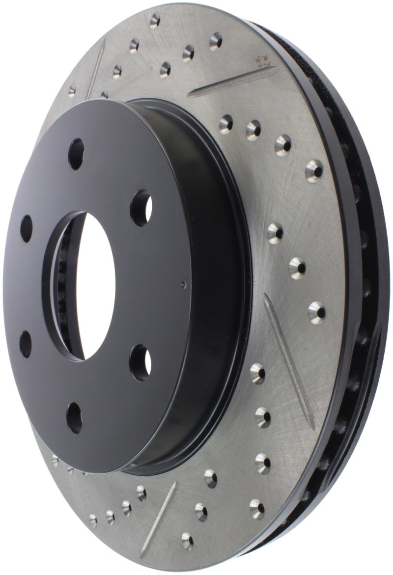 Rotor avant droit rainuré et percé StopTech 99-06 GMC Sierra (2 portes)