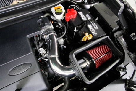 Kit d'admission d'air Spectre 11-19 Ford Explorer V6-3.5LF/I - Aluminium poli avec filtre rouge