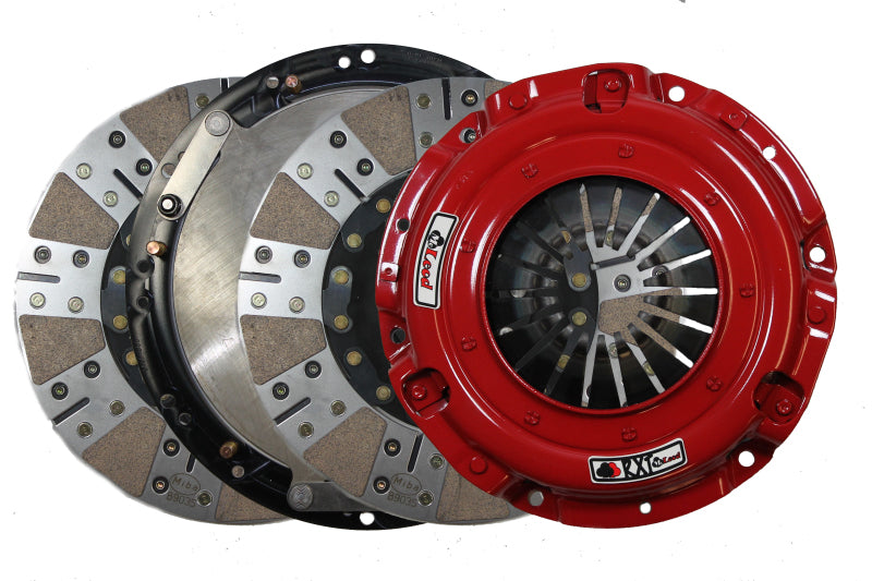Kit d'embrayage à double disque McLeod 18-21 Ford Mustang GT 5.0L RXT 1200 avec volant moteur AL 23 cannelures 0 Bal avec 164T