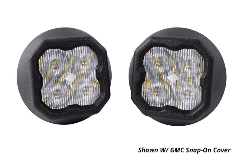 Diode Dynamics SS3 LED Pod Max Type GM Kit - White SAE Fog