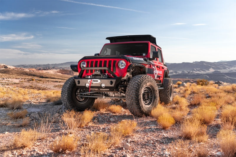 Jeep Wrangler JL 4 portes Trailview Fastback 2018-2021 Rampage - Diamant noir