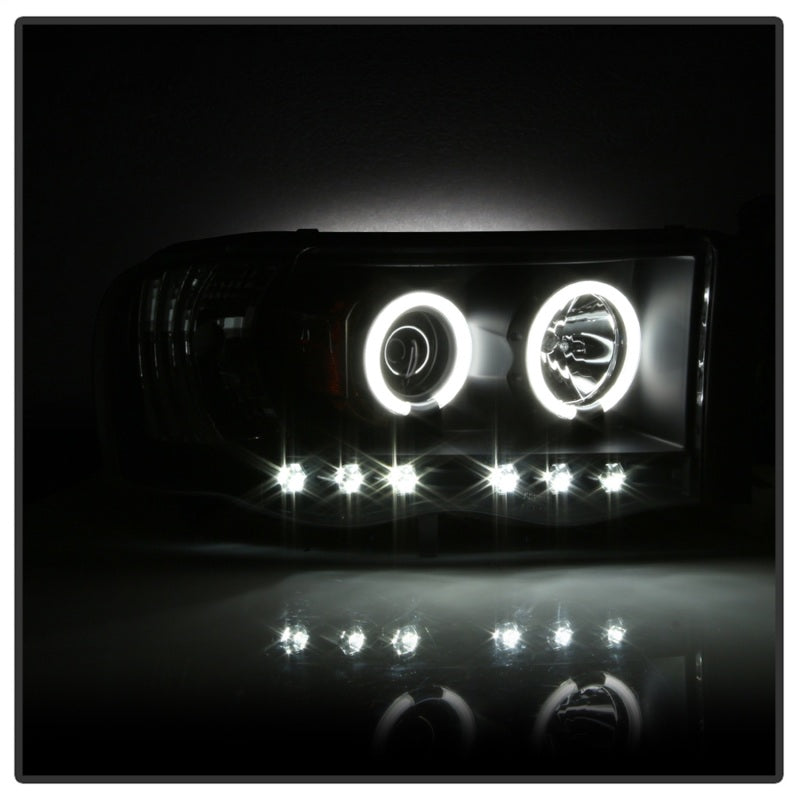 Phares de projecteur Spyder Dodge Ram 1500 02-05 03-05 CCFL Halo LED Blk PRO-YD-DR02-CCFL-BK