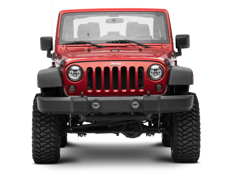 Clignotants LED ambrés Raxiom 07-18 Jeep Wrangler JK Axial Series (fumés)