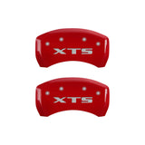 MGP 4 Caliper Covers Engraved Front Cadillac Engraved Rear XTS Yellow finish black ch