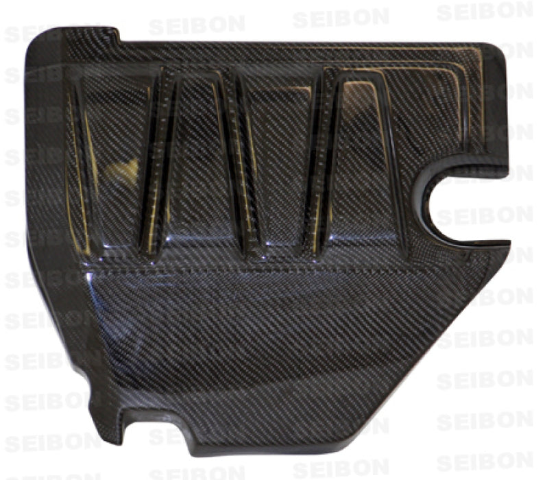 Cache moteur en fibre de carbone Seibon 08-12 Mitsubishi Lancer Evo X