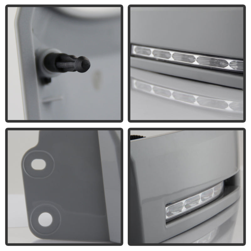 Feux de jour à LED Spyder Toyota Tundra 07-13 sans interrupteur non peints FL-DRL-TTU07-PB