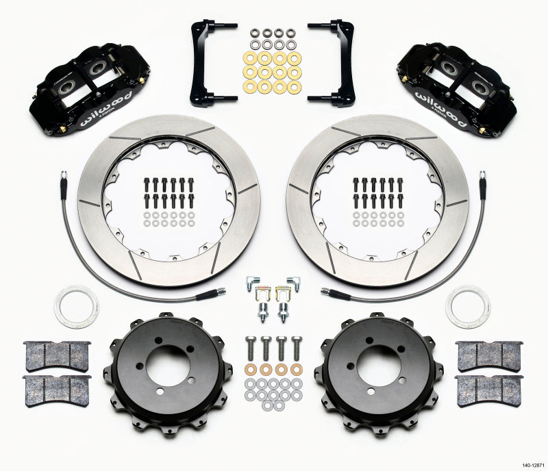 Kit arrière Wilwood Narrow Superlite 4R 12,88 pouces 2012-Up Toyota / Scion FRS avec lignes