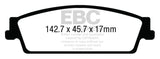 Plaquettes de frein arrière extra-robustes EBC 15+ Gmc Yukon XL / Denali XL 1500