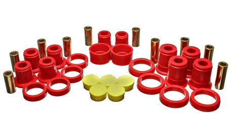 Ensemble de bagues de bras de suspension arrière rouges pour SUV GM Energy Suspension 02-07