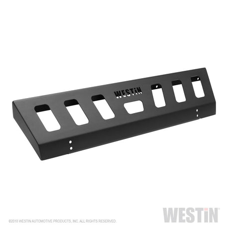 Plaque de protection pour pare-chocs avant Westin 18-19 Jeep Wrangler JL – Noir texturé