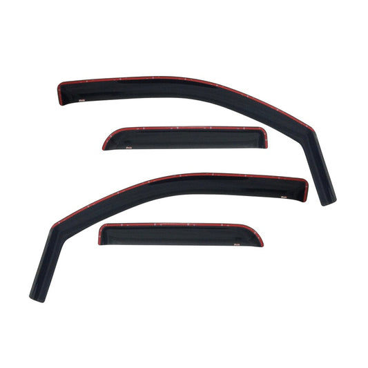 Westin 2004-2007 Chevy/GMC/Buick/Isuzu/Oldsmobile Rainier Wade In-Channel Wind Deflector 4pc - Smoke