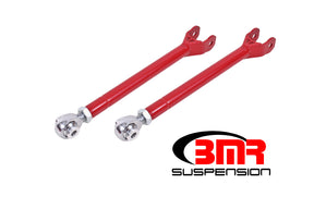BMR 08-17 Challenger Lower Trailing Arms w/ Single Adj. Rod Ends - Red BMR Suspension