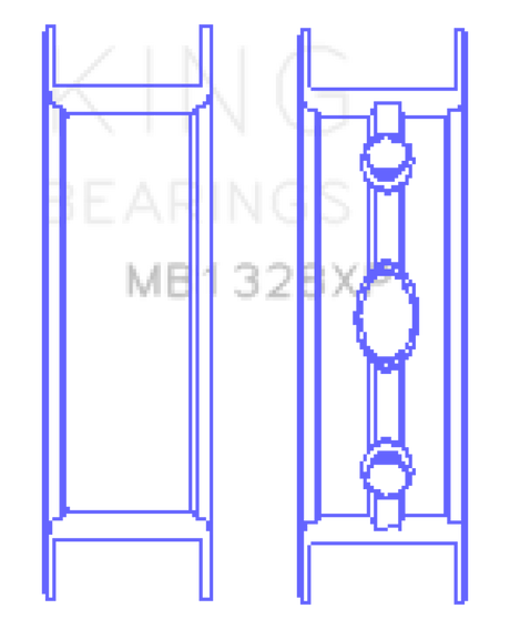 King GM Vortec / LS Series Gen III IV - Bride uniquement (à partir du jeu MB5013XP)