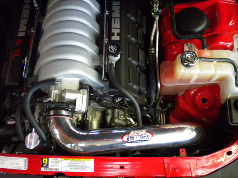 Prise d'air polie Brute Force AEM 09-10 Dodge Challenger 5,7 L/6,1 L