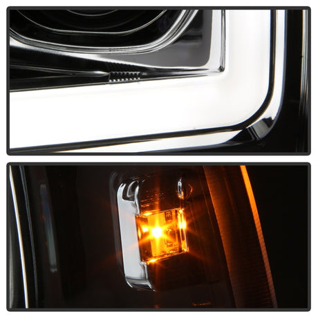 Phares de projecteur à barre lumineuse Spyder 99-04 Ford F-250 Super Duty - Chrome (PRO-YD-FF25099V2-LB-C)