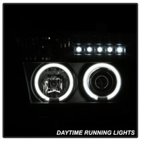 Phares de projecteur Spyder Toyota Tundra 07-13 CCFL Halo LED Blk PRO-YD-TTU07-CCFL-BK