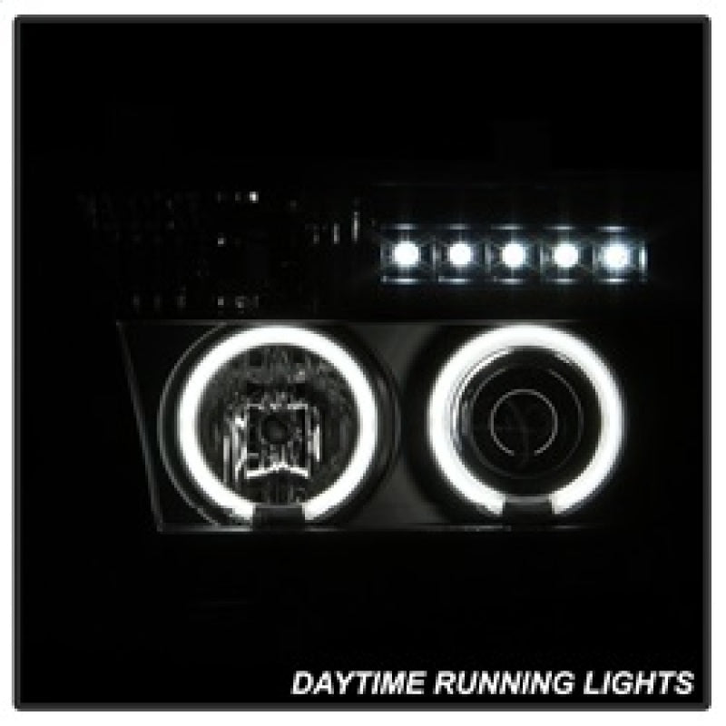 Phares de projecteur Spyder Toyota Tundra 07-13 CCFL Halo LED Blk PRO-YD-TTU07-CCFL-BK